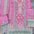 Dark peach embroidered silk semi stitched salwar suit