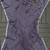 dark lavender embroidery creap satin ready to wear saree
