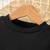 Black bow detail ribbed knit & faux leather party dress