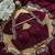 Wine Color Embroidery design work Silk Saree