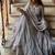 Designer fandy silk anarkali with bits hand work & embroidery