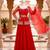 Red Color Sequence Embroidery Work Rangoli Silk Lehenga Choli Set