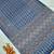 Blue Color Printed And Real Mirror Work Chinon silk blendSaree