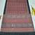 Red Color Printed And Real Mirror Work Chinon silk blendSaree