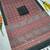 Red Color Printed And Real Mirror Work Chinon silk blendSaree