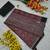 Red Color Printed And Real Mirror Work Chinon silk blendSaree