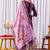 Wine viscose silk straight kurti pant dupatta set