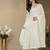 Off white georgette   party wear embroidery   suit set