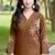 Light brown heavy rayon kurta pent