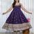 Purple vichitra silk party wear embroidery suit set