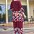 Wine pure cotton kurta pent