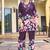 Purple pure cotton kurta pent