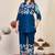 Blue pure cotton kurta pent