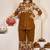 Brown pure cotton kurta pent