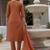 Rust pure viscose mango silk straight kurti pant dupatta set