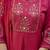 Pink pure viscose mango silk straight kurti pant dupatta set