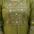 Green pure viscose mango silk straight kurti pant dupatta set