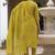 Yellow pure viscose mango silk straight kurti pant dupatta set