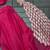 rani pink embroidery sequin georgette ready to wear saree