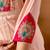 Lavender roman silk kurti pant dupatta set