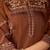 Brown viscose mango silk kurti pant dupatta set