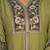 Pista roman silk anarkali kurti pant dupatta set
