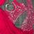 rani pink embroidery sequin georgette ready to wear saree