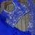 royal blue embroidery sequin georgette ready to wear saree