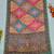 Multicolor Chinon silk blend Saree With Mirror Work