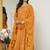 Yellow blooming silk party wear embroidery suit set