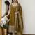 Mahendi vichitra silk party wear embroidery suit set