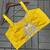 yellow embroidery creap satin ready to wear saree
