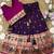 wine paithani pattu pavadai for girls ethnic wear