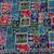 Multicolor Chinon silk blend Saree With Mirror Work