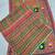 Multicolor Chinon silk blend Saree With Mirror Work