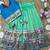 green paithani pattu pavadai for girls ethnic wear