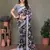 Multicolor chiffon printed saree