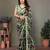 Multicolor chiffon printed designer saree