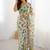 Off white chiffon printed designer saree