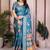 Rama cotton silk floral print designer saree