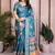 Rama cotton silk floral print designer saree