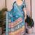 Rama cotton silk floral print designer saree