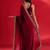 Maroon rangoli silk embroidered lace work party wear saree