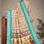 Cream cotton silk digital print designer saree