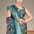 Rama cotton silk digital print designer saree