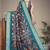 Rama cotton silk digital print designer saree