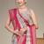 Off white cotton silk digital print designer saree