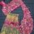 Rani Pink Color Embroidery Coding And Digital Printed Work Creap Lehenga Choli 
