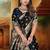 Black Banarasi Satin Silk Saree with Silver Zari & Thread Work Floral Design and Rich Traditional Pallu