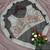 Beige Color Embroidered Work Banglori Silk Blouse Sharara Set